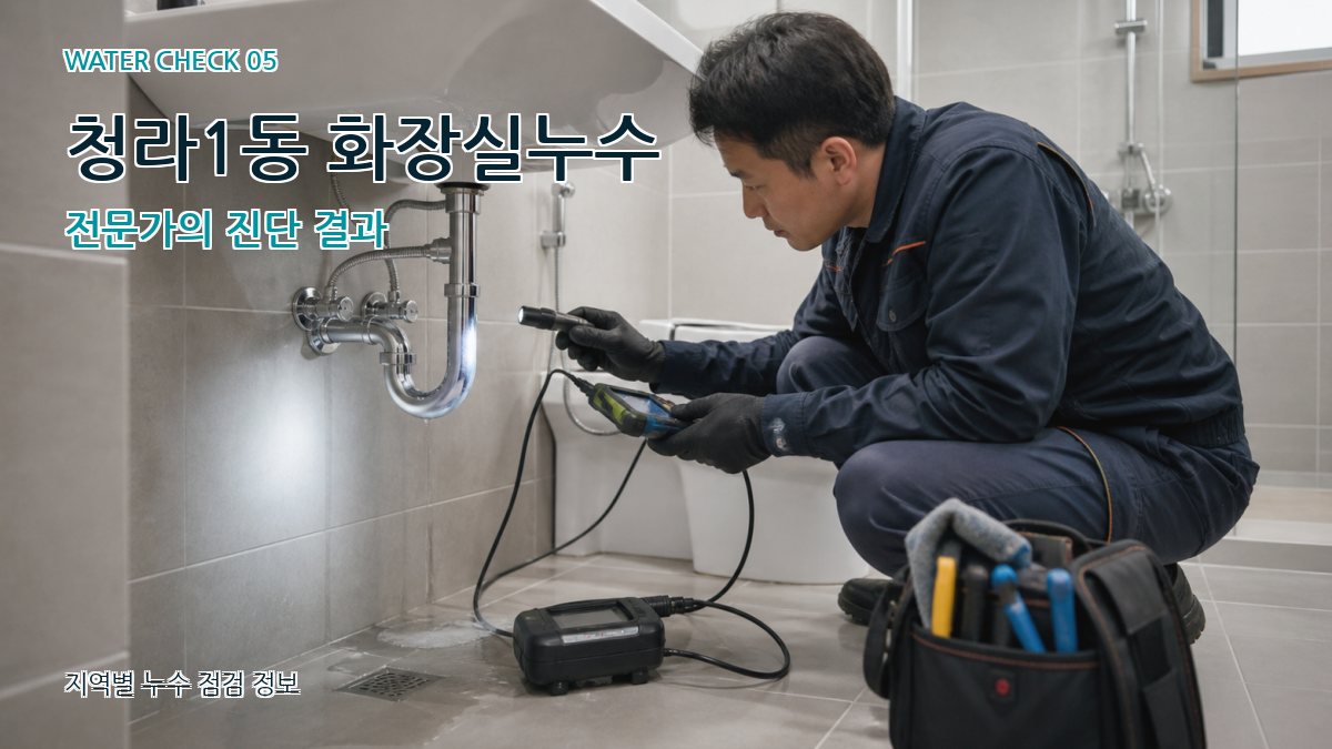 청라1동 누수공사 누수탐지 이미지