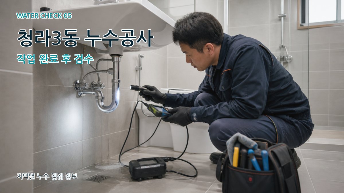 청라3동 누수공사 누수탐지 이미지