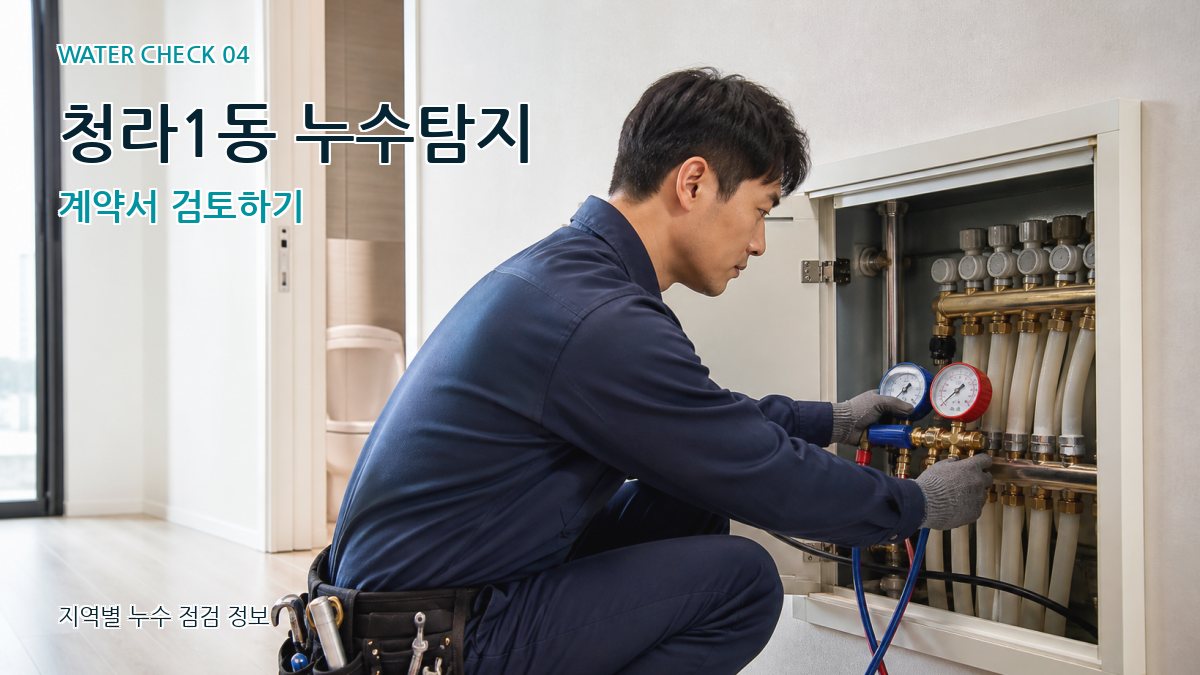 청라1동 누수탐지 누수탐지 이미지