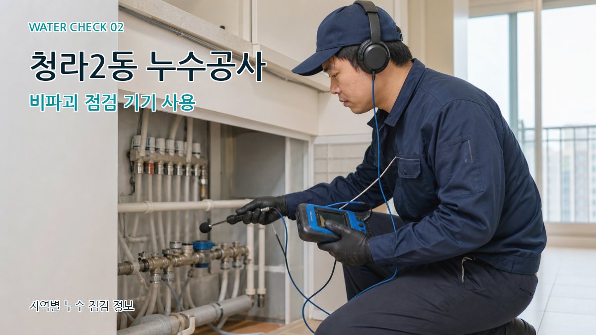 청라2동 화장실누수 누수탐지 이미지