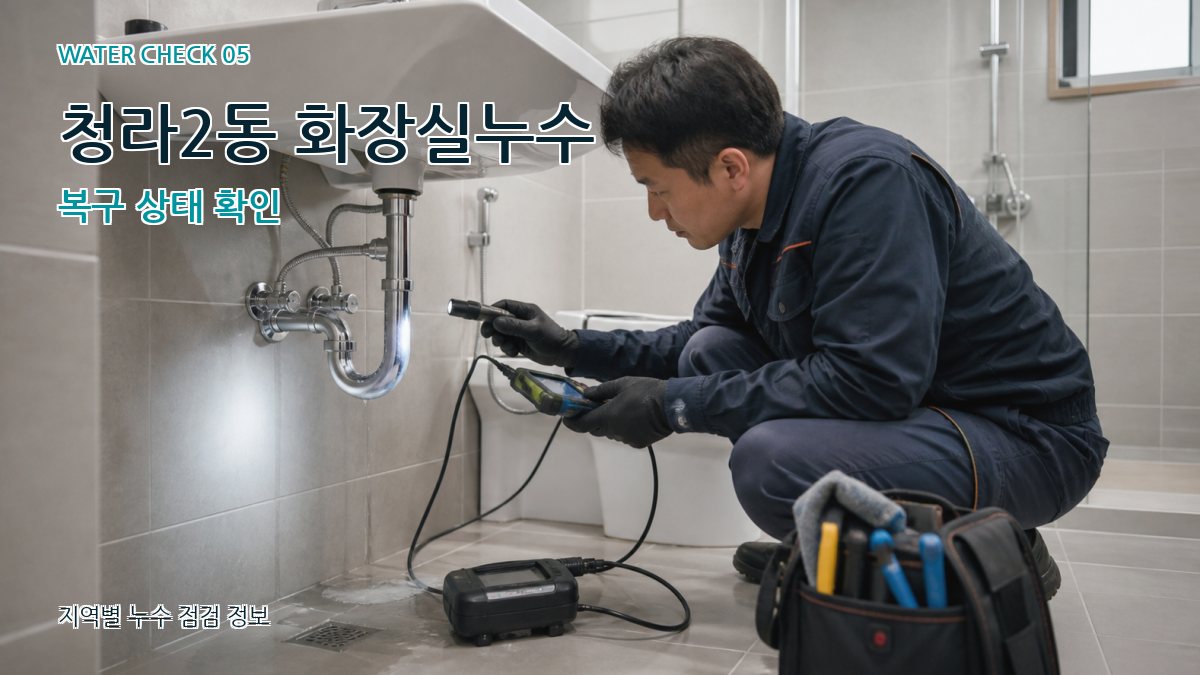 청라2동 누수공사 누수탐지 이미지