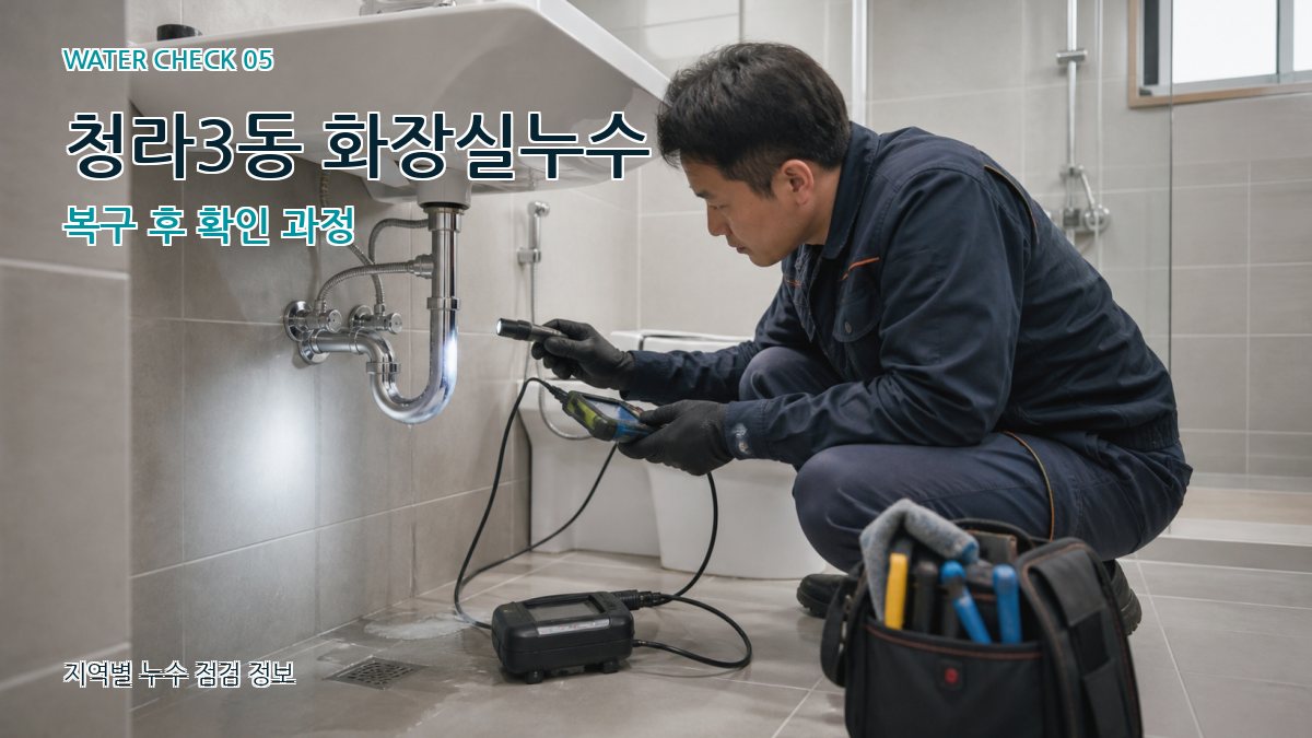 청라3동 누수공사 누수탐지 이미지
