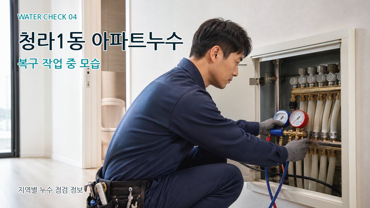 청라1동 누수탐지 누수탐지 이미지