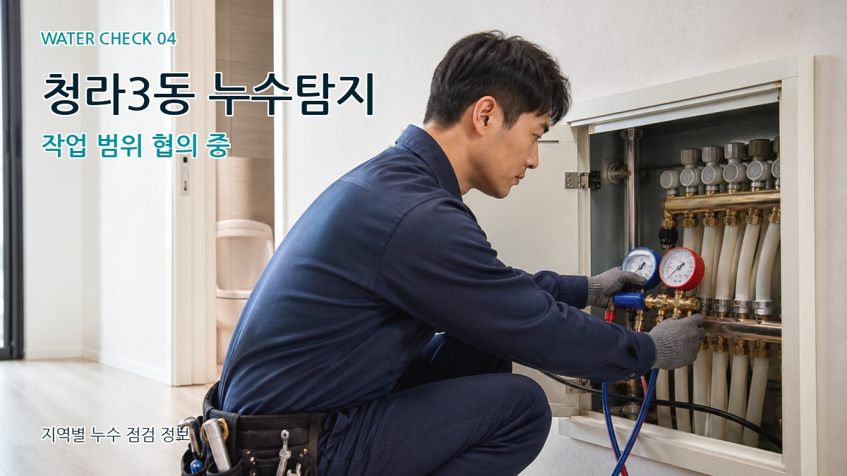 청라3동 누수탐지 누수탐지 이미지