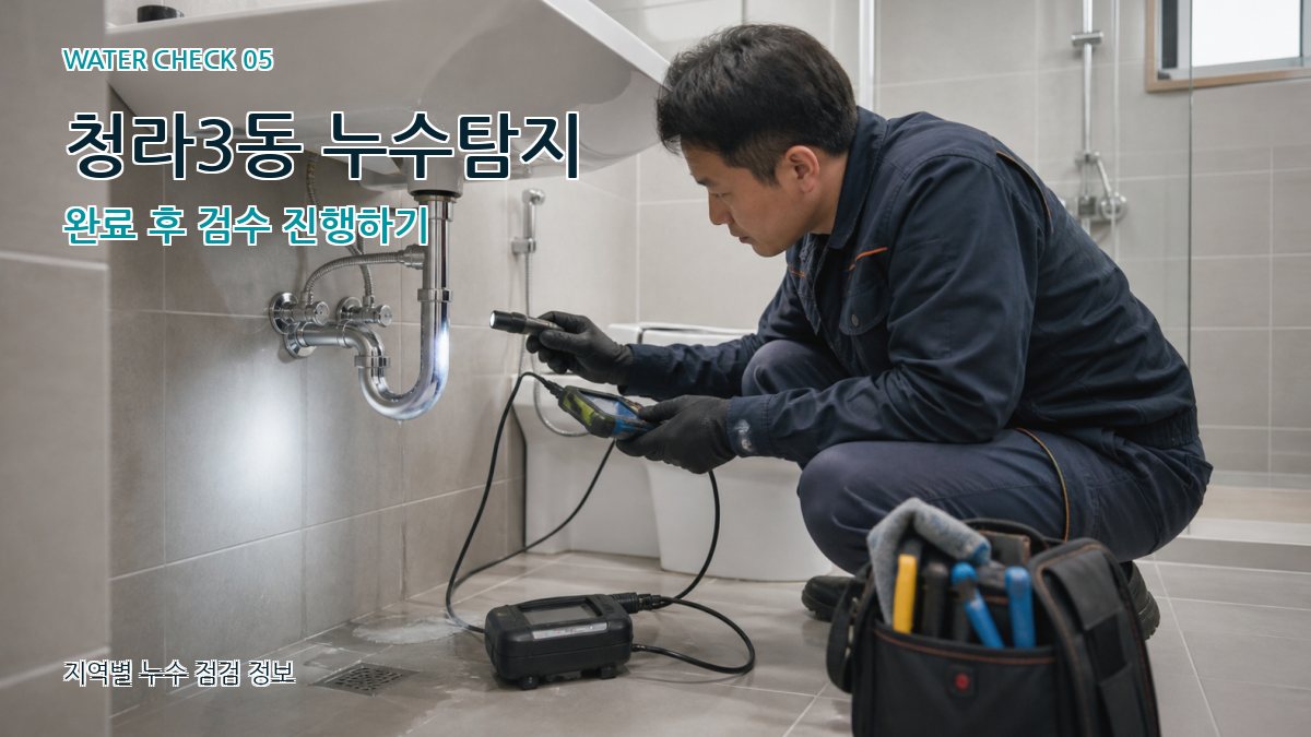 청라3동 누수공사 누수탐지 이미지